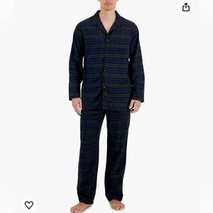 Men’s Club‎ Room collard flannel pajama set ( xl) ** NEW**